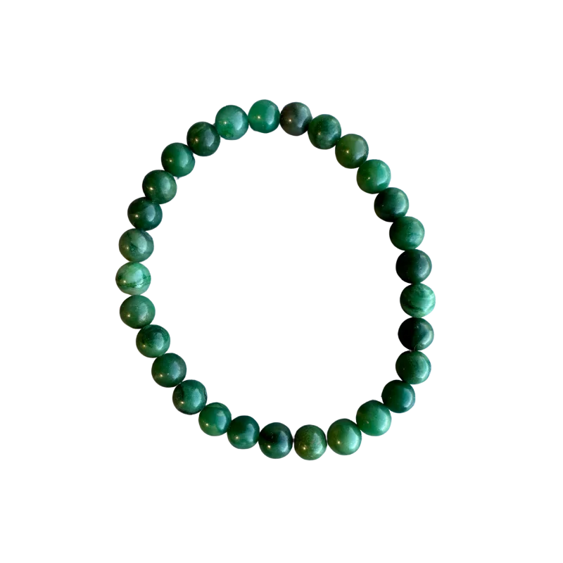 Jade Afrika kogelarmband 6 mm