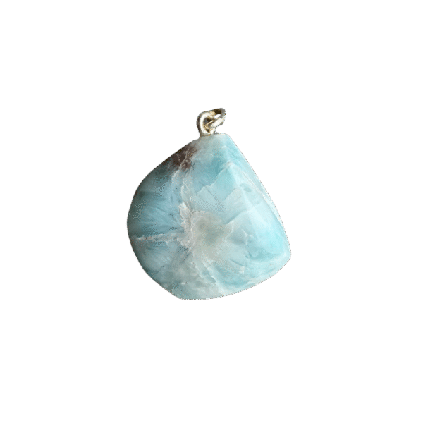 Larimar Hanger met 925 Zilveren Oogje – Innerlijke Rust, Communicatie & Vrouwelijke Energie