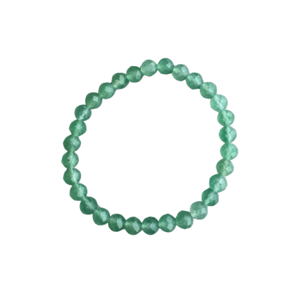 Aventurijn Armband Facet Geslepen – 6 mm – Positiviteit, Groei & Innerlijke Rust