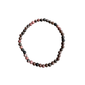 Rhodoniet Armband – 4 mm – Emotioneel Evenwicht, Vergeving & Zelfliefde
