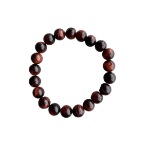 Rode Tijgeroog Kogelarmband 10 mm – Bescherming, Vitaliteit & Doorzettingsvermogen