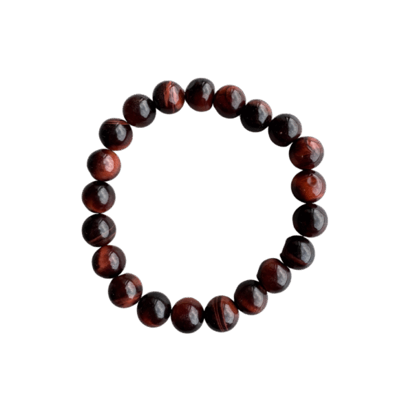 Rode Tijgeroog Kogelarmband 10 mm – Bescherming, Vitaliteit & Doorzettingsvermogen