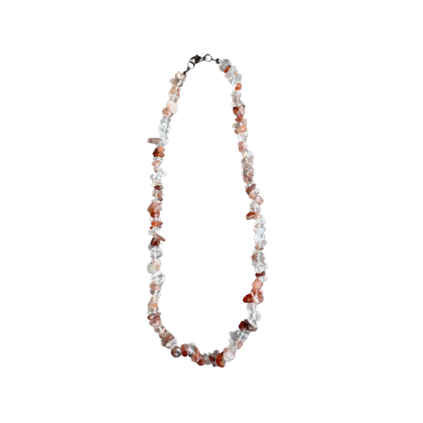 Hematoide Kwarts Splitketting – Aarding, Kracht & Helderheid 45 cm