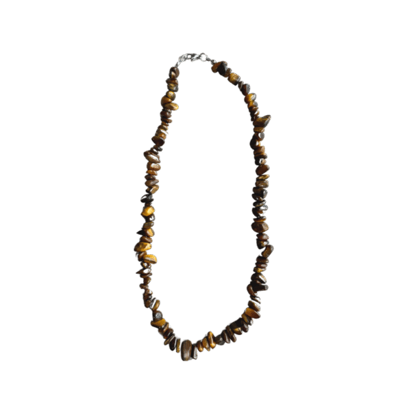 Tijgeroog Splitketting – Bescherming, Zelfvertrouwen & Focus – Ca. 45 cm  Werking